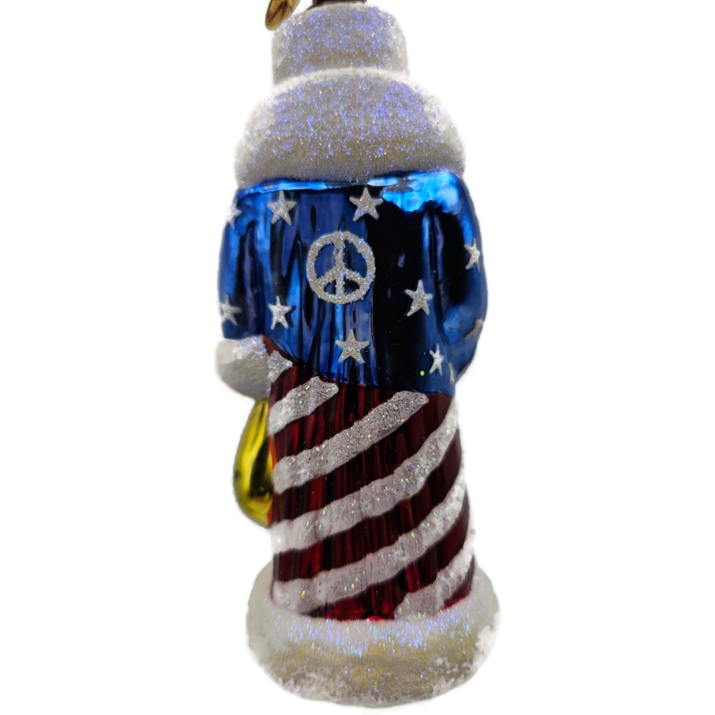 Christopher Radko Mini Patriotic Russian Santa Peace Christmas Ornament 3010749