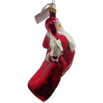 Christopher Radko Santa Calls Limited Edition Saks 5th Avenue Christmas Ornament