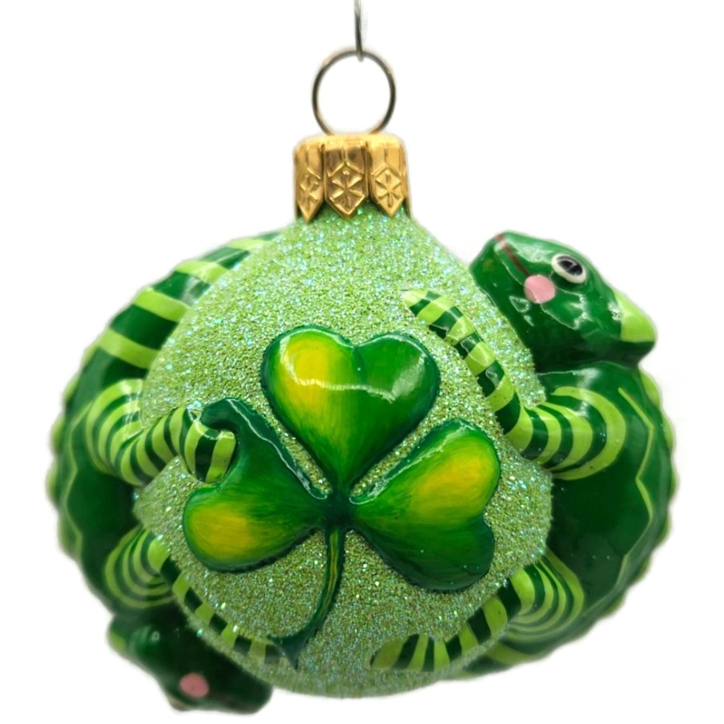 Patricia Breen Once Again for James Lucky Shamrock St. Paddys Christmas Ornament