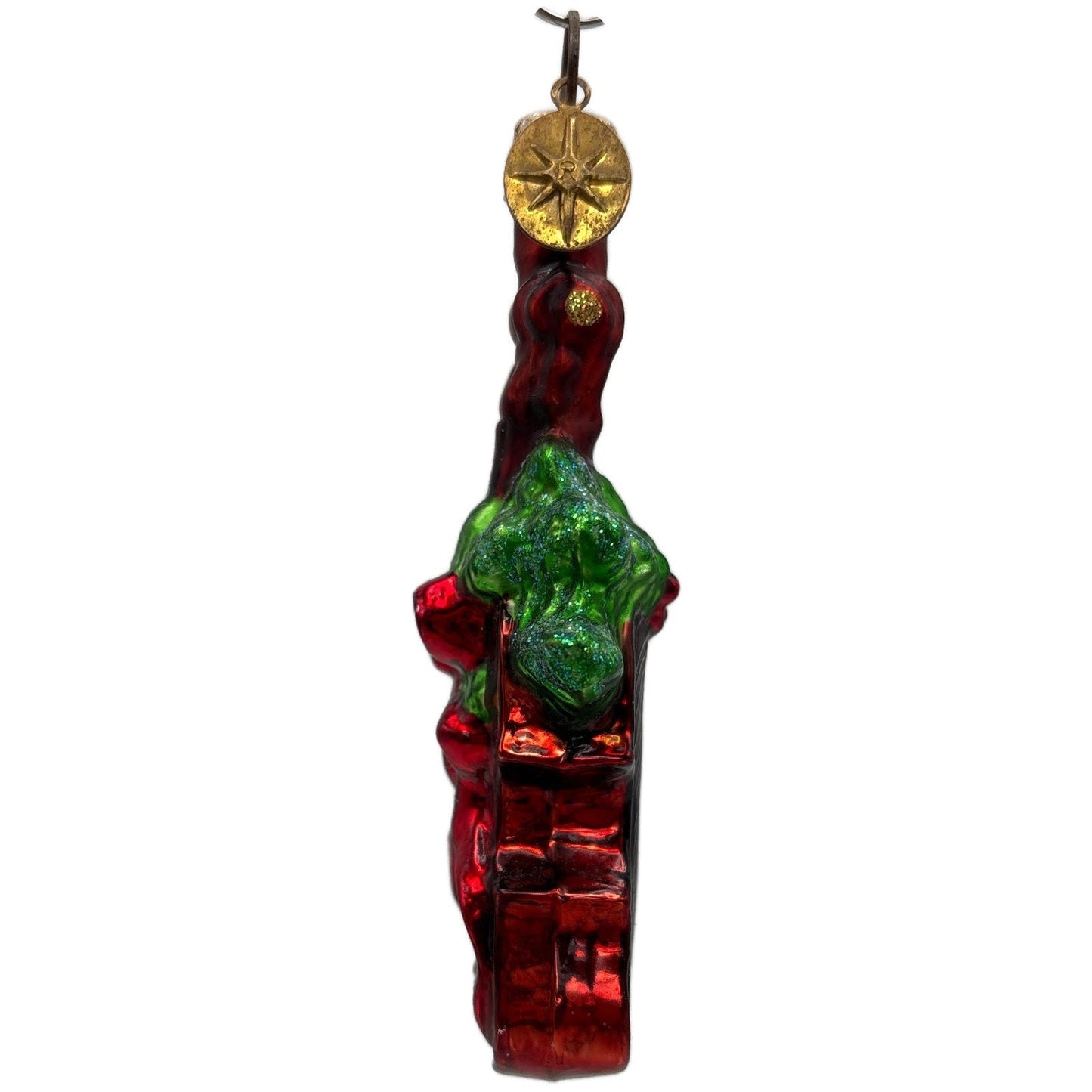 Christopher Radko Holiday Violin Gem Red Instrument Christmas Ornament 00-517-0