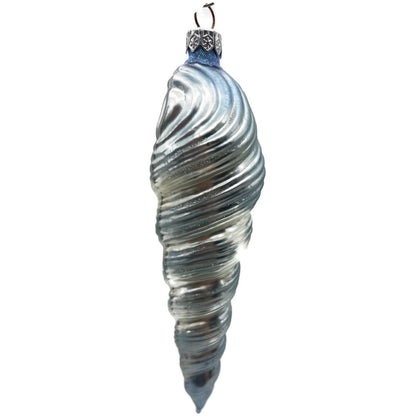 Patricia Breen Triton Santa Blue Pearl Suit Summer Nautical Christmas Ornament
