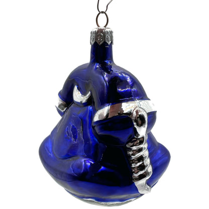 Patricia Breen Fine Phone Cobalt Blue Silver Shiny Christmas Ornament TCS 9439