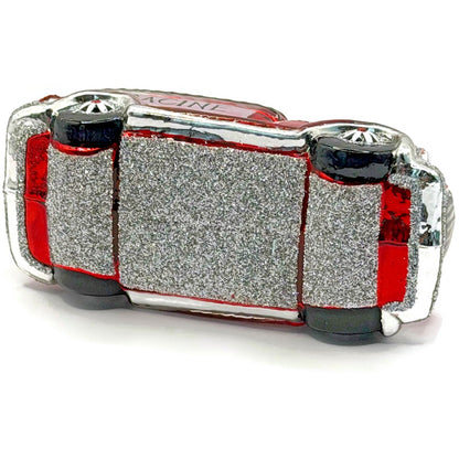 Christopher Radko Racine Fire Truck Glass Christmas Ornament Poland Retired