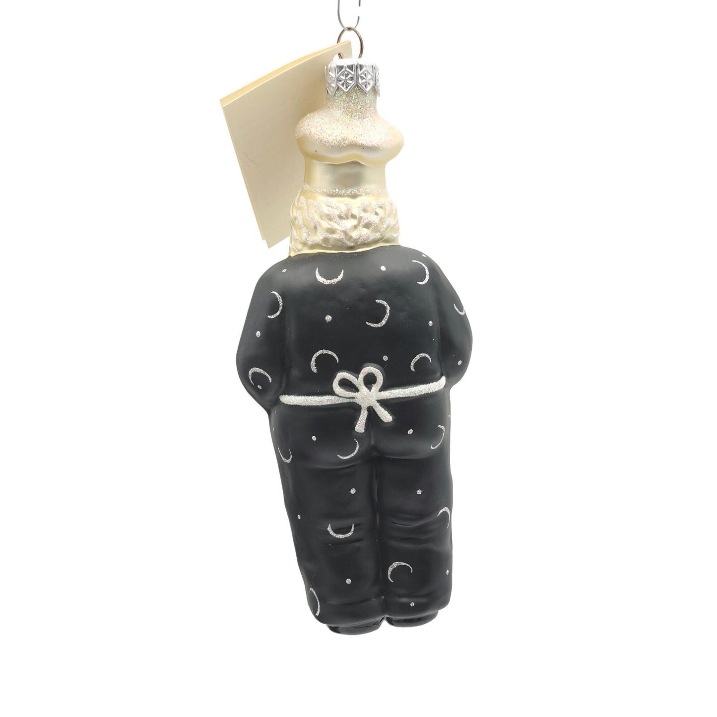Patricia Breen Sunnyside Up Santa Black Moons Eggs Ham Christmas Ornament 9841