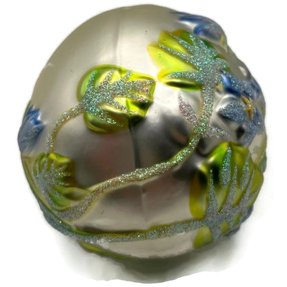 Patricia Breen Bluebell Egg Flower Easter Glass Christmas Tree Ornament 9700