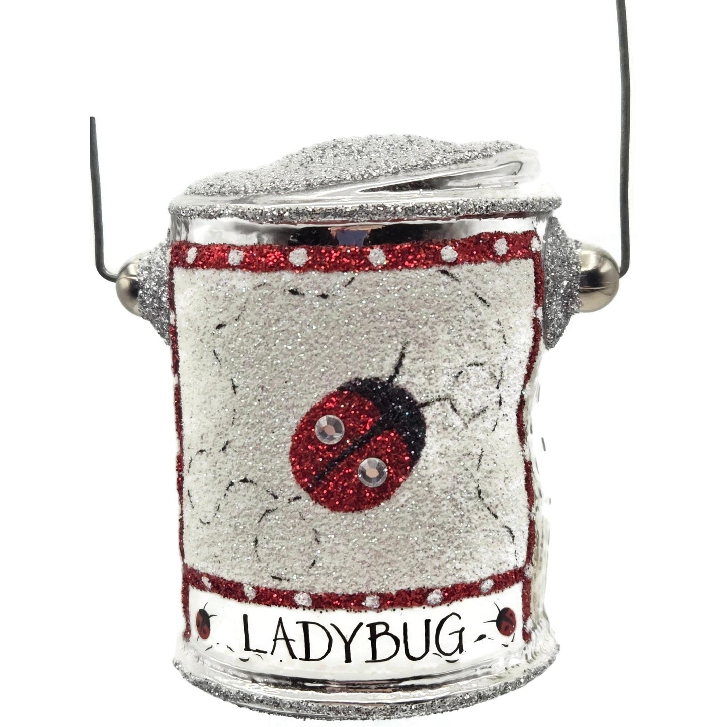 Patricia Breen Studio Colours Ladybug Paint Can Bug Spring Christmas Ornament