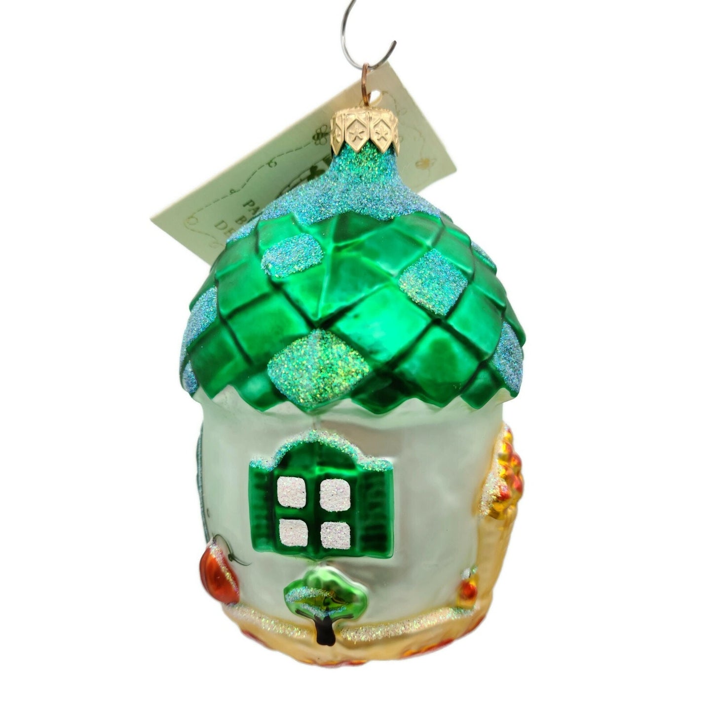 Patricia Breen Acorn House Autumn Green Fall Pumpkin Christmas Tree Ornament