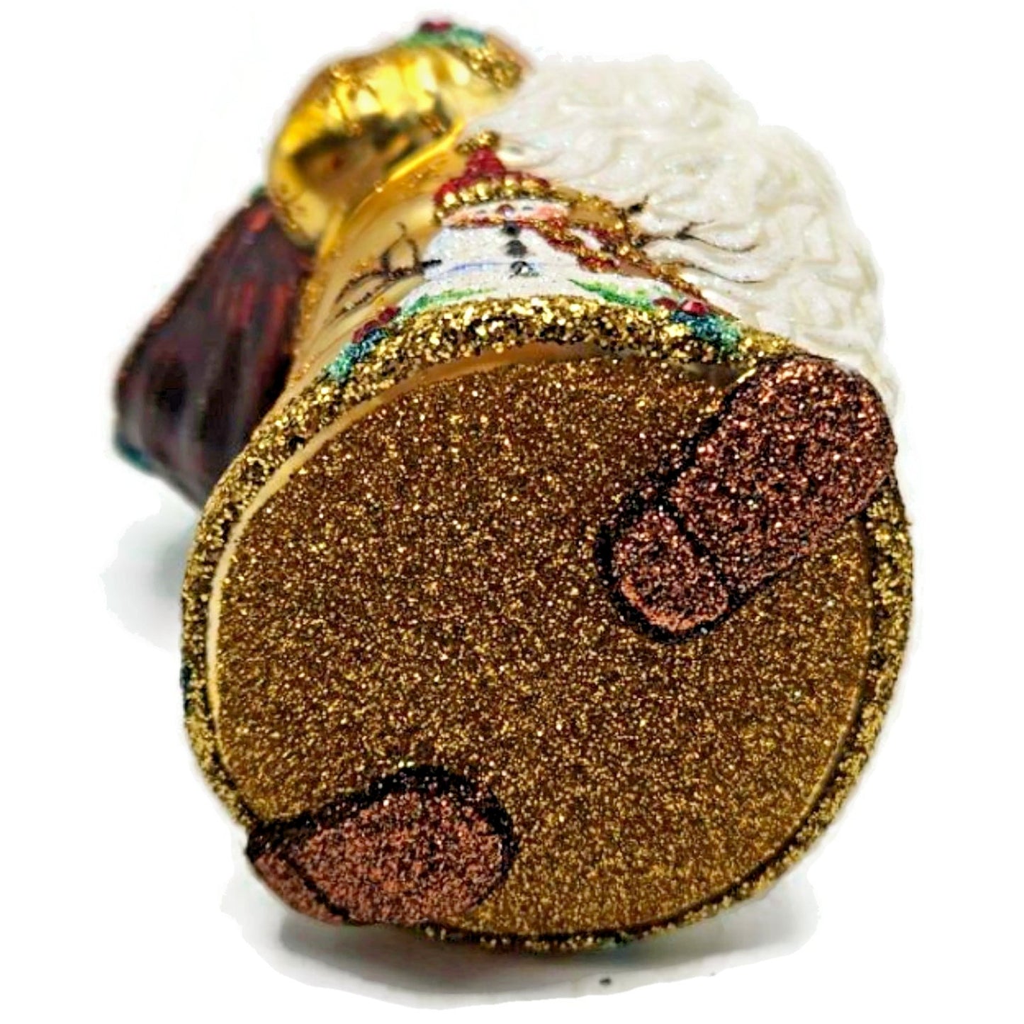 Patricia Breen Santa for Jessica Jeweled Holly Snowflakes Snowman Ornament 2500