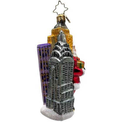 Christopher Radko Herald Square Santa Claus Glass Christmas Ornament 3012918