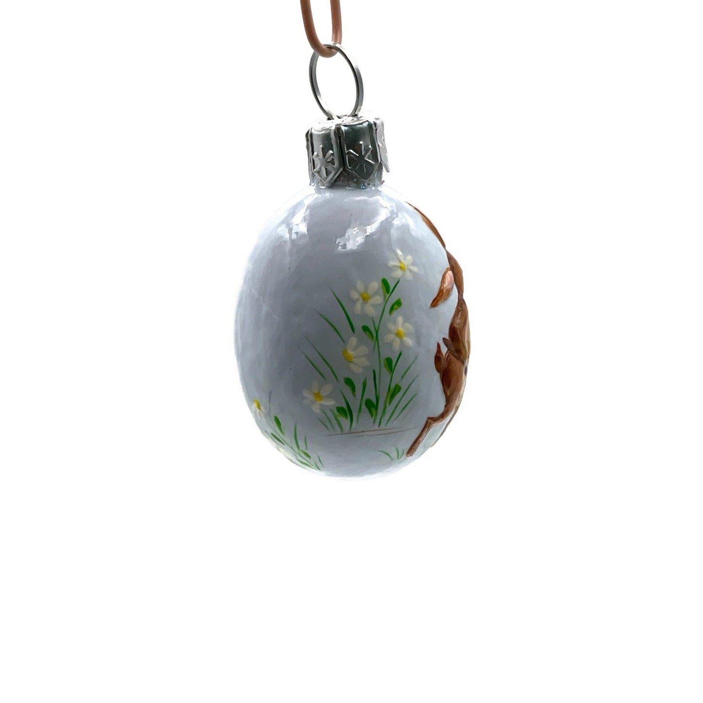 Patricia Breen Miniature Egg Beautiful Toil Bunny Easter Christmas Tree Ornament