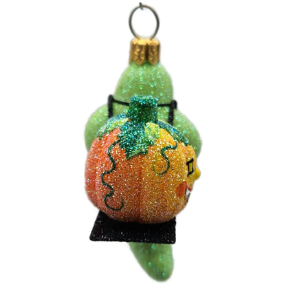 Patricia Breen Halloween Delivery Green Frankenstein Orange Christmas Ornament