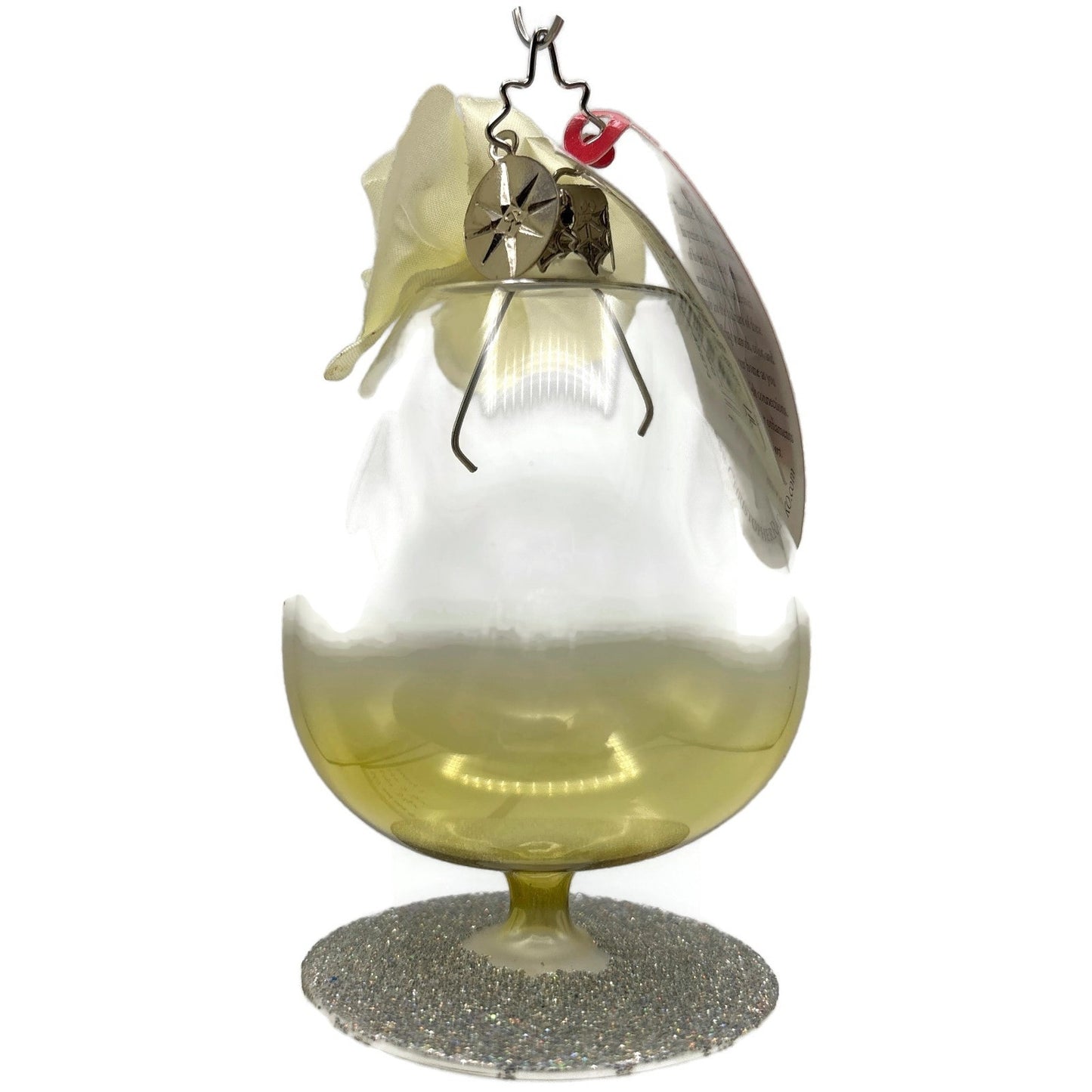 Christopher Radko Mini Happy Hour Cocktail Glass Christmas Tree Ornament 1012019