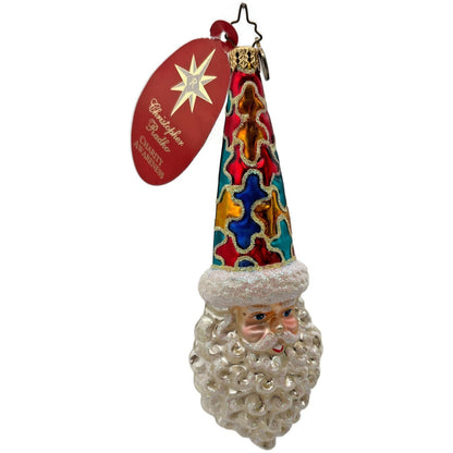 Christopher Radko Courageous Cringle Santa Christmas Tree Ornament 1014999