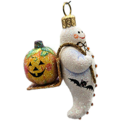 Patricia Breen Halloween Delivery White Orange Pumpkin Christmas Ornament 2825