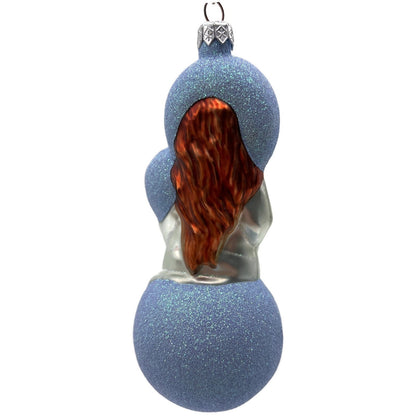 Patricia Breen Seated Madonna Blue Stars Christian Jesus Christmas Tree Ornament