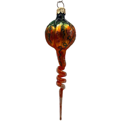 Slavic Treasures Twisted Pumpkin Jack-o-Lantern Halloween Ornament 01-522-A-FB