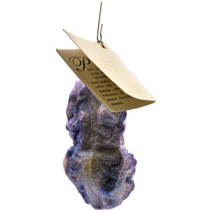 Patricia Breen Iris Madonna Lavender Pearl Floral Spring Christmas Tree Ornament