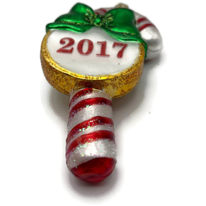 Old World Christmas 2017 Candy Cane Tradition To Cherish Christmas Tree Ornament