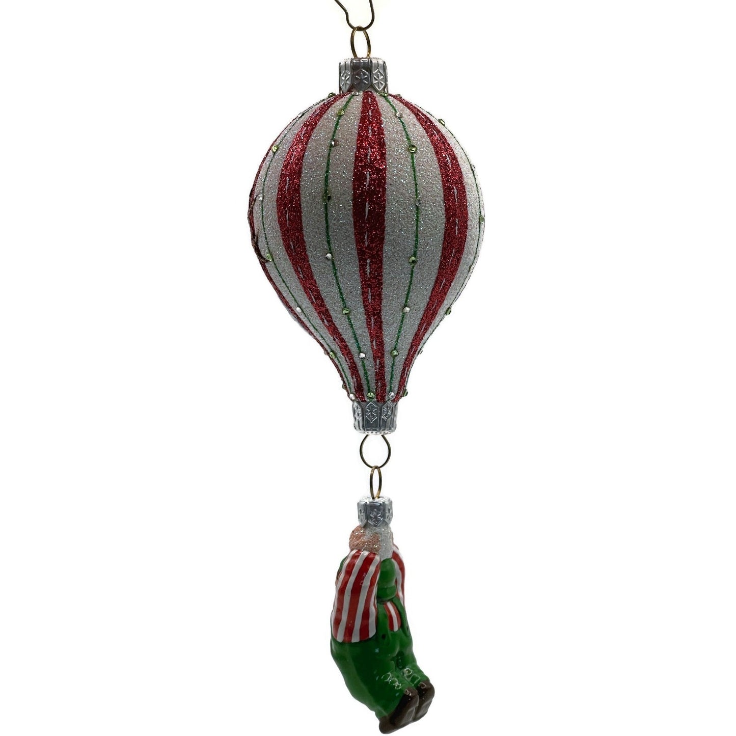 Patricia Breen Ornament Miniature Balloon Boy Snowman Holly Christmas Tree Decor