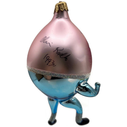 Christopher Radko Humpty Dumpty Italian Glass Signed Christmas Tree Ornament