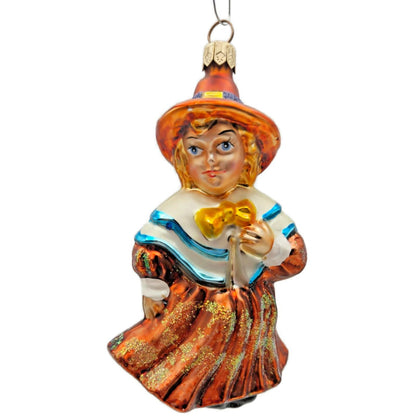 Christopher Radko Priscilla Pilgrims Halloween Christmas Tree Ornament 990950