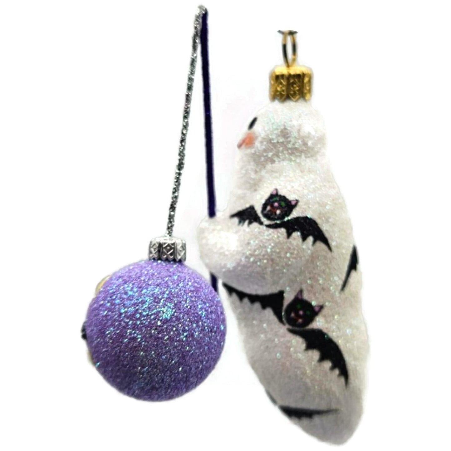 Patricia Breen Halloween Phantom Catch Ghost Lavender Ball Christmas Ornament