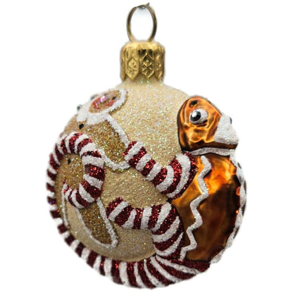 Patricia Breen For James Twice Gingerbread Chameleon Christmas Ornament 2581