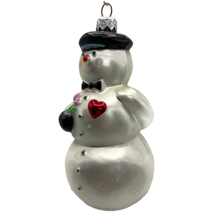 Patricia Breen My Heart Belongs To You Red Heart Amour Dots Christmas Ornament