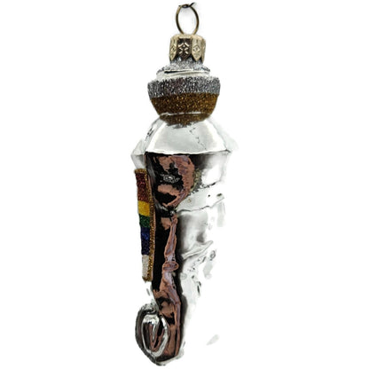 Patricia Breen PB Paints Rainbow Rolled Tube Art Christmas Tree Ornament Gumps