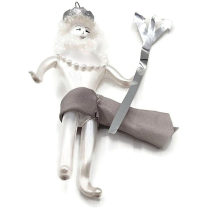 Soffieria De Carlini Poseidon Italian Hand Blown Glass Christmas Tree Ornament