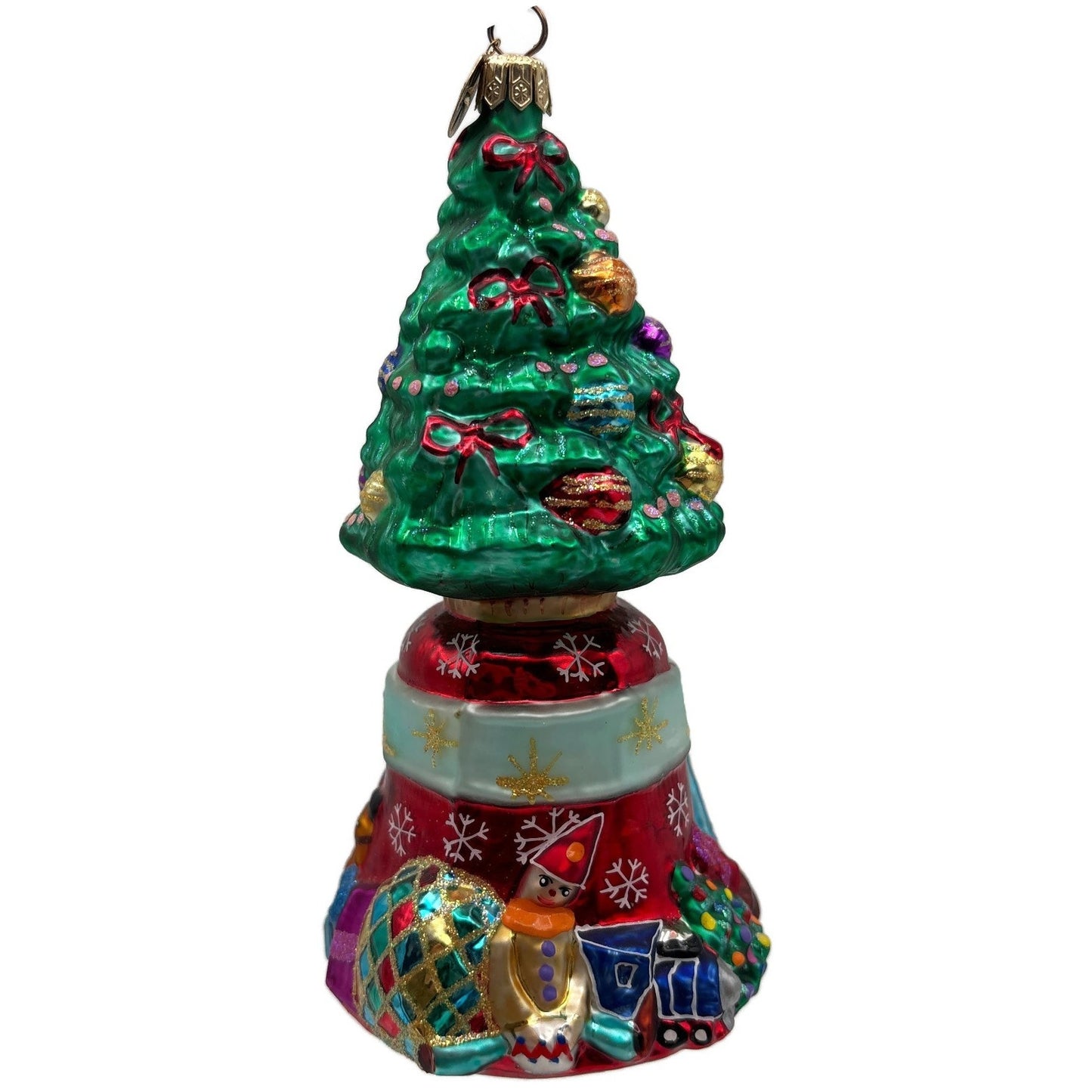 Christopher Radko O'Tannenbell Tree Bell Green Christmas Ornament 00-019-0
