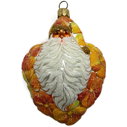 Patricia Breen Heart For Henry Nasturtium Orange Flower Santa Spring Ornament