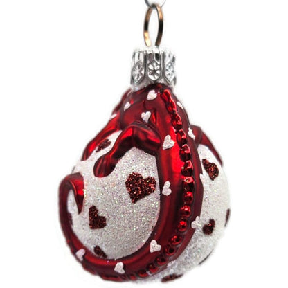 Patricia Breen Miniature Chameleon Surprise Hearts Valentines Christmas Ornament