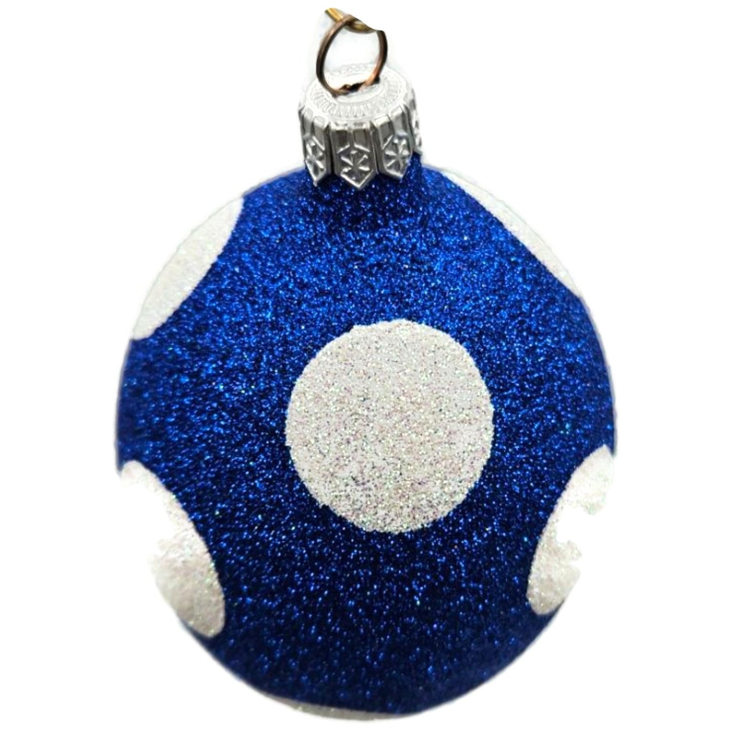 Patricia Breen Egg Blue White Polka Dot Easter Christmas Tree Ornament KKS
