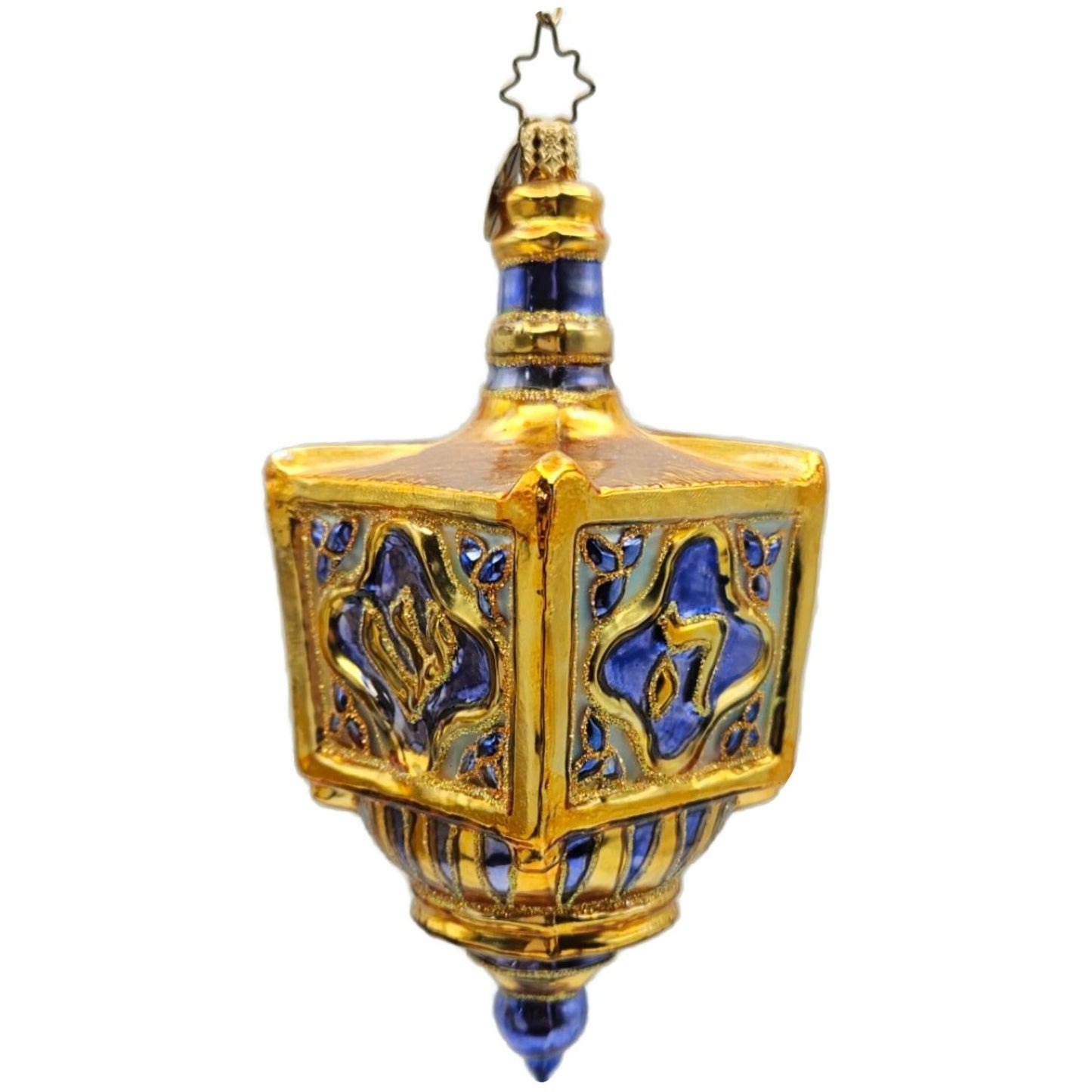 Christopher Radko Dream Spinner Gold Dreidel Hanukkah Christmas Ornament 1011277
