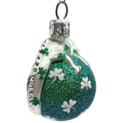 Patricia Breen Miniature Chameleon Surprise Shamrocks St Patricks Day Ornament