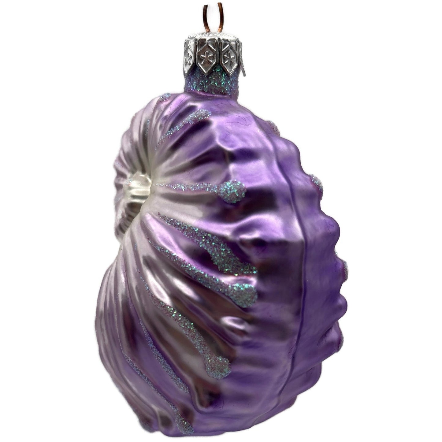 Patricia Breen A Walk On The Beach Lavender Shell Summer Christmas Tree Ornament
