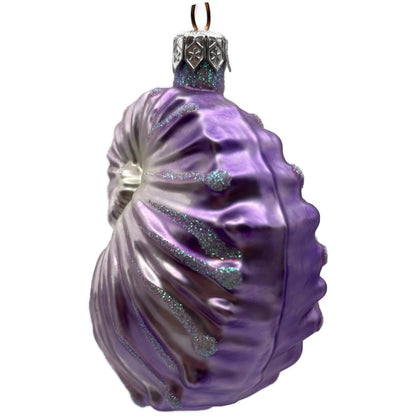 Patricia Breen A Walk On The Beach Lavender Shell Summer Christmas Tree Ornament