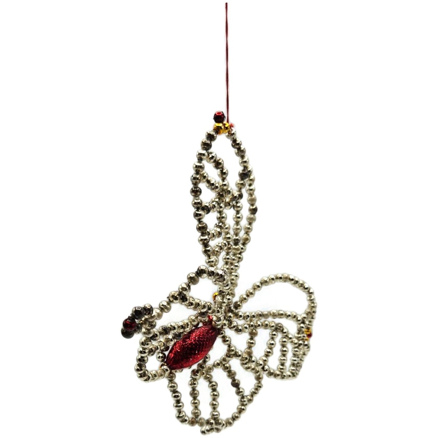 Christopher Radko Grand Monarch Beaded Butterfly Christmas Ornament 93-306-0