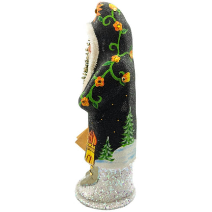 Ino Schaller Russian Fable Orange Black Paper Mache Candy Container Limited CATZ