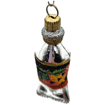 Patricia Breen Miniature Paint Tube Jack O Lantern Glass Halloween Ornament 2334