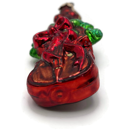 Christopher Radko Holiday Violin Gem Red Instrument Christmas Ornament 00-517-0