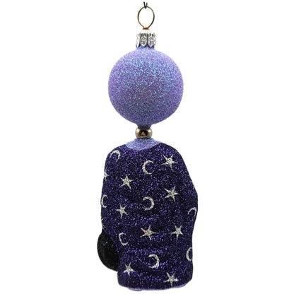Patricia Breen Halloween Trick Or Treaters Munch Purple Christmas Ornament 2365