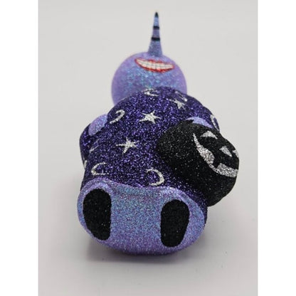 Patricia Breen Halloween Trick Or Treaters Munch Purple Christmas Ornament 2365