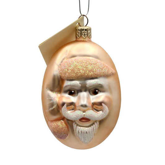 Patricia Breen Jelly Bean Santa Claus Peach Matte Easter Christmas Tree Ornament