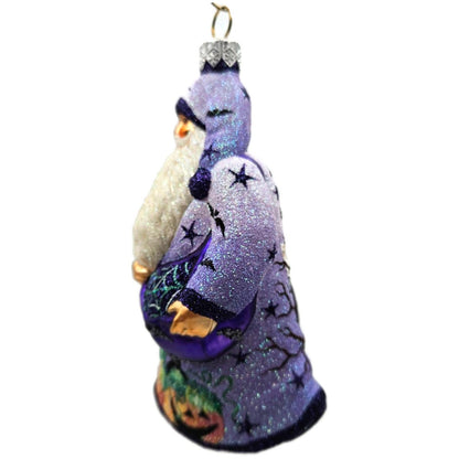 Patricia Breen Remember Me Santa Moon Purple Ghost Halloween Christmas Ornament