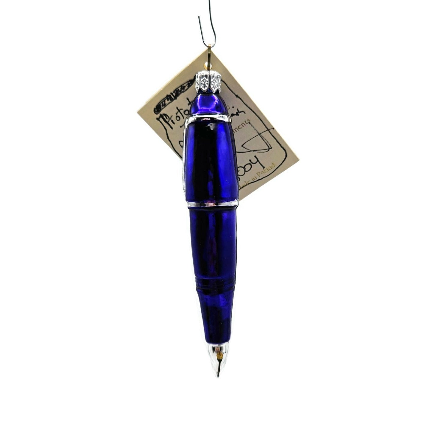Patricia Breen Prototype Pen Purple Eric Signed One of a Kind Ornament 2400Gift