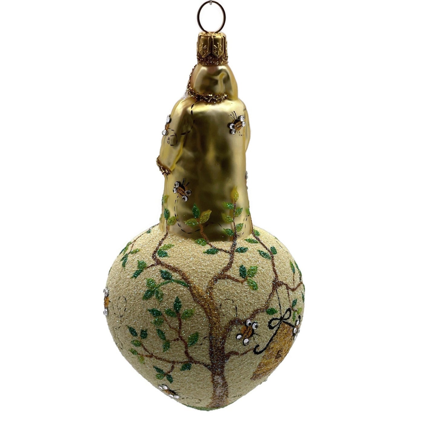 Patricia Breen Spearman Santa Bees Bugs Beehive Spring Christmas Ornament 2562