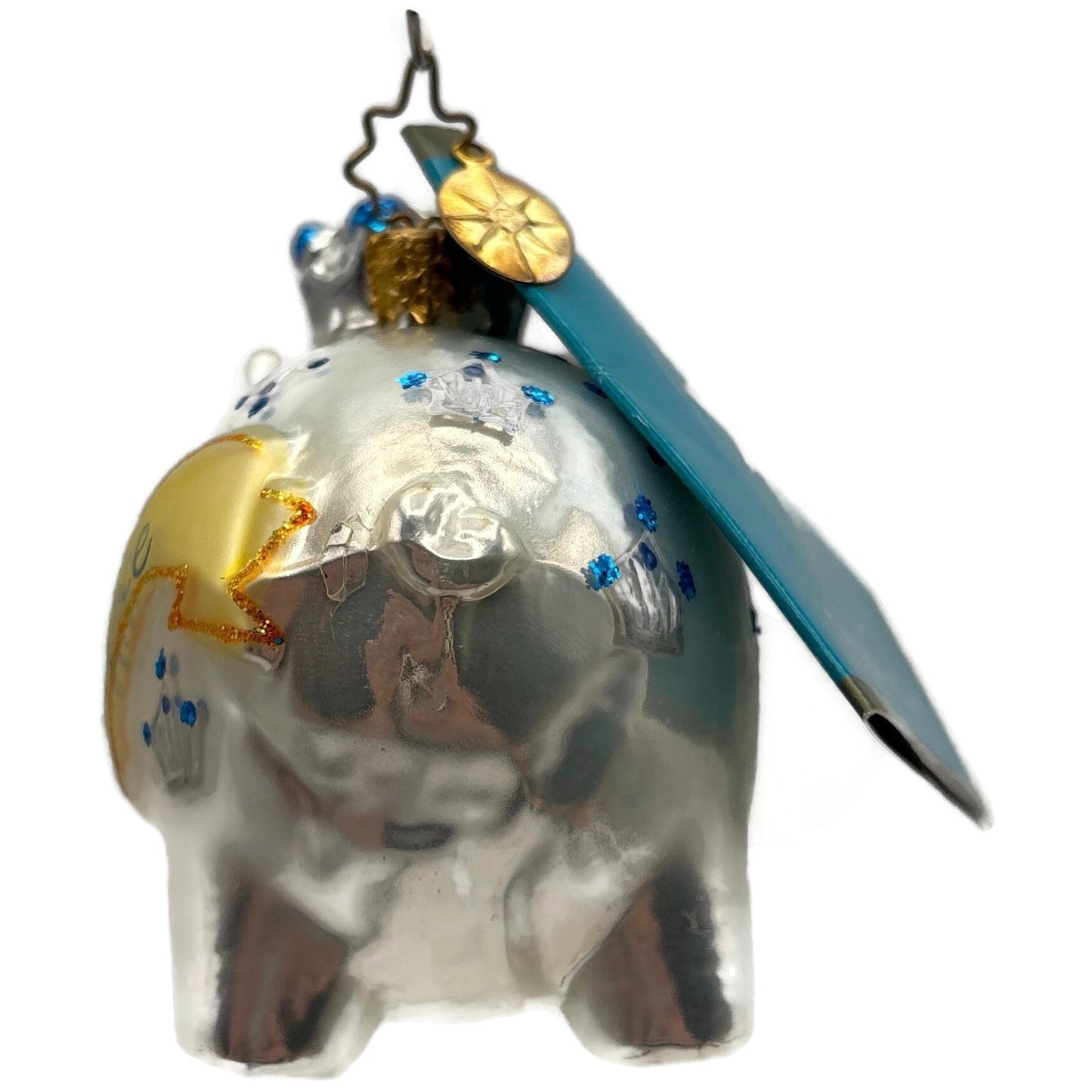Christopher Radko Little Pen Pals Pig Pink Prince Pet Christmas Ornament 1012211