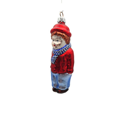 Patricia Breen Henry The Victorian Boy Auburn Hair Red Christmas Tree Ornament